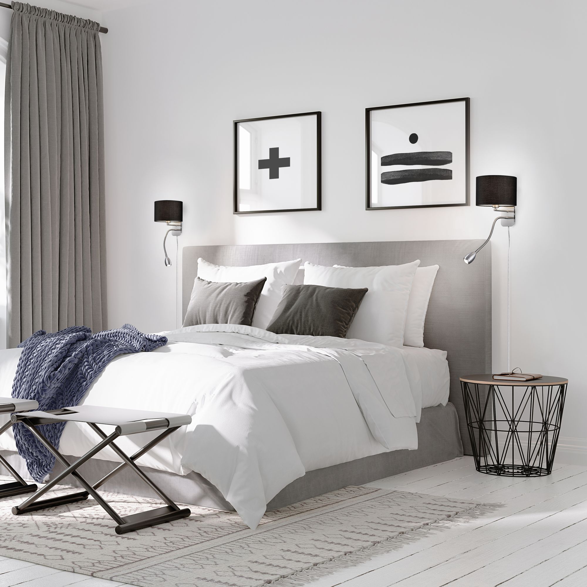 Hotel Seinävalaisin Lukuvalolla E14+Led