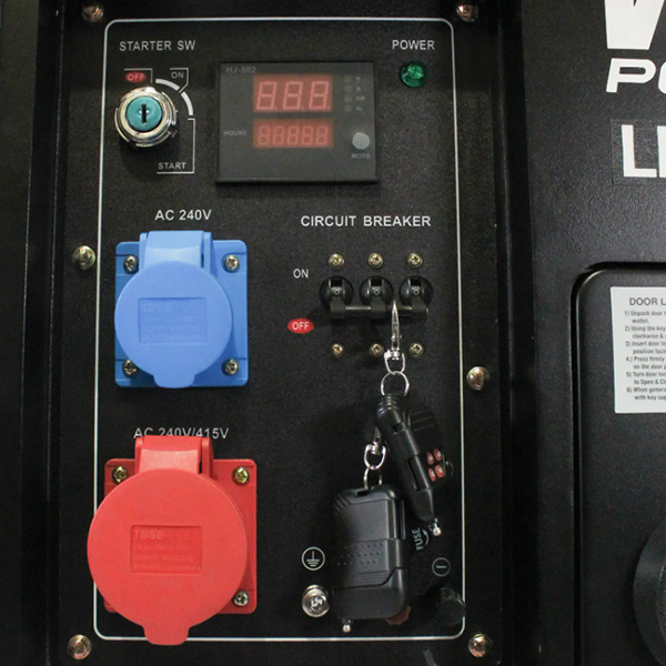 Dieselaggregaatti Warrior 6,25 kVa 3-V