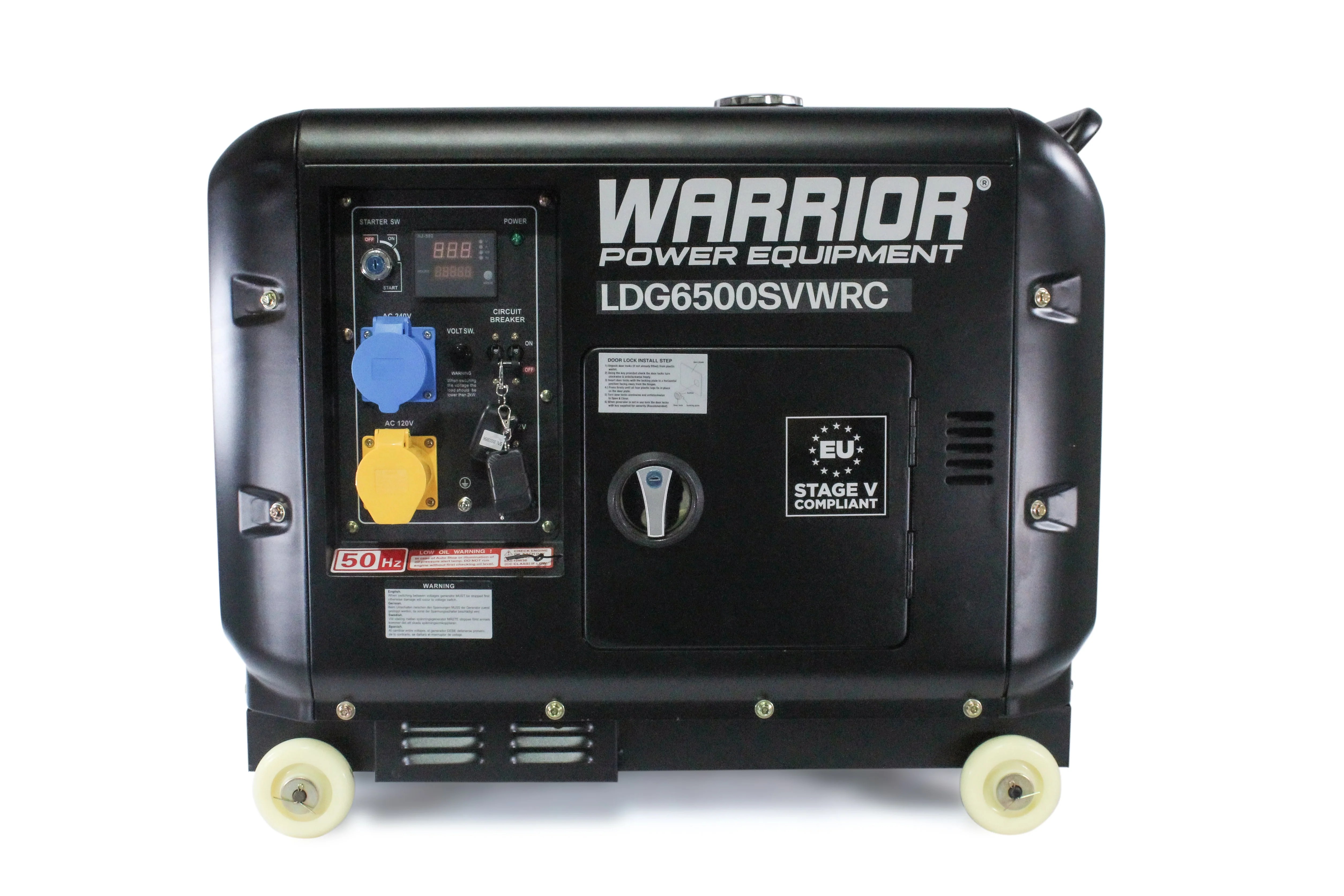Dieselaggregaatti Warrior 6,25 kVa 1-V