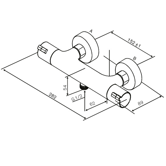 Damixa Core Suihkutermostaatti Eco-Klik