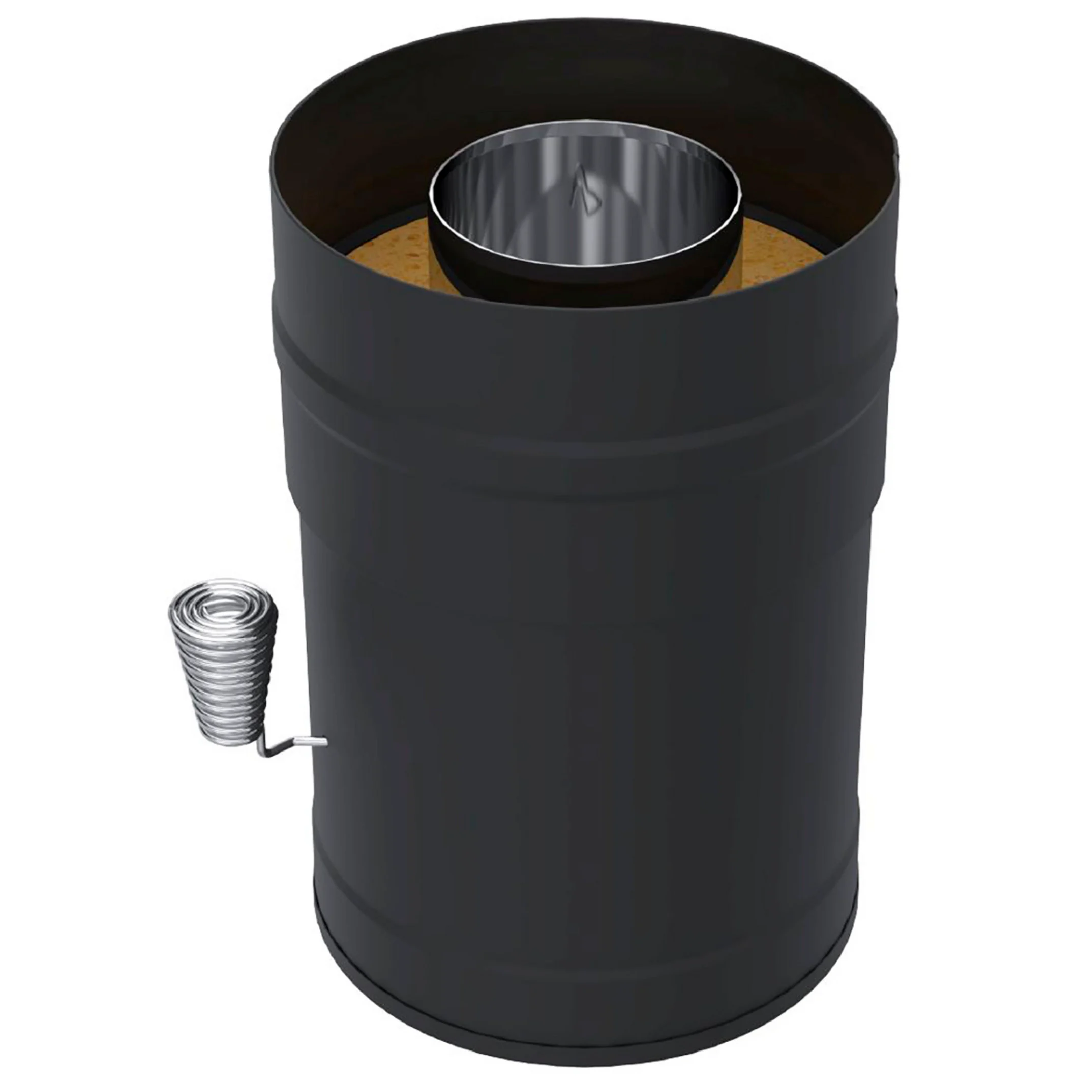 Harvia Black Smoke Damper for Steel Chimney