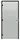 Harvia Satin Glassdør 9x21 Låsbar — produktbilde fra lakkapaa.no