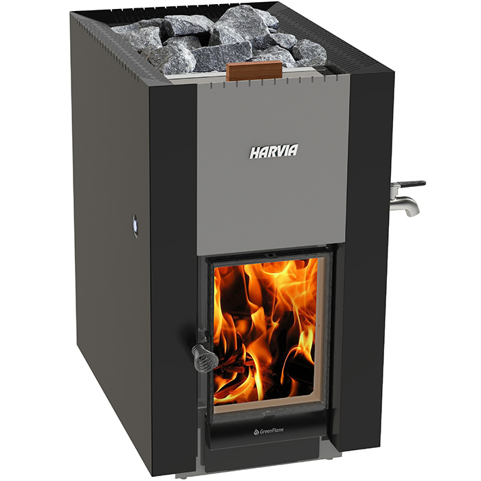 Harvia 22 GreenFlame ES Vedovn — produktbilde fra lakkapaa.no