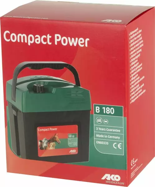 Akkupaimen Ako Compact Power B180, 9V — produktbilde fra lakkapaa.no — detalj av material